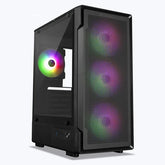 ZEBRONICS STEALTH PREMIUM CABINET - BLACK