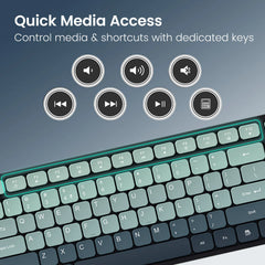 PORTRONICS KEY 11 WIRELESS KEYBOARD & MOUSE COMBO