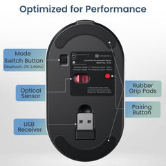 Portronics Key11 Rechargeable Wireless keyboard Combo