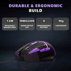 EvoFox Banshee Rechargeable Wireless Gaming Mouse