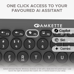 AMKETTE OPTIMUS BLUETOOTH 4-IN-1 KEYBOARD