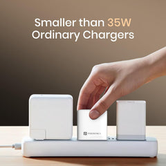 Portronics 35W Adapto 35B Dual Port Fast Charging Adaptor