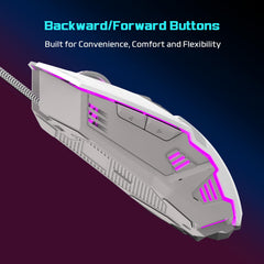 EvoFox Shadow Plus Wired Gaming Mouse