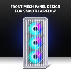 ANT ESPORTS 205 MINI 6F CABINET - WHITE