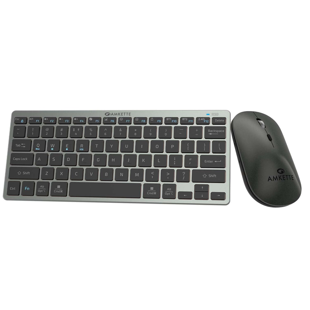 Amkette Wi-Key Mini Wireless Keyboard and Mouse