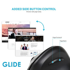LIVE TECH GLIDE VERTICAL WIRELESS MOUSE