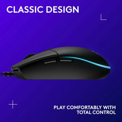 Logitech G203 LIGHTSYNC RGB 6 Button Gaming Mouse