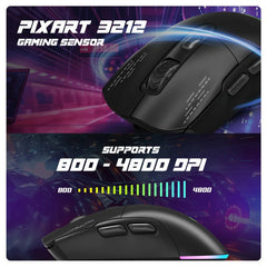 COSMICBYTE RAPTOR DUAL MODE RGB MOUSE