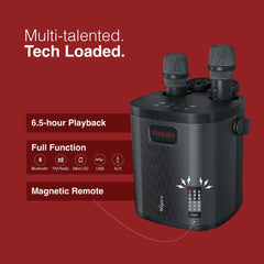 FINGERS 2Mic-GrooveBox-K30 Portable Speaker