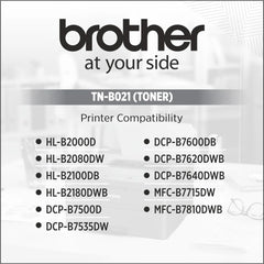 BROTHER TN B021 ORIGINAL TONER