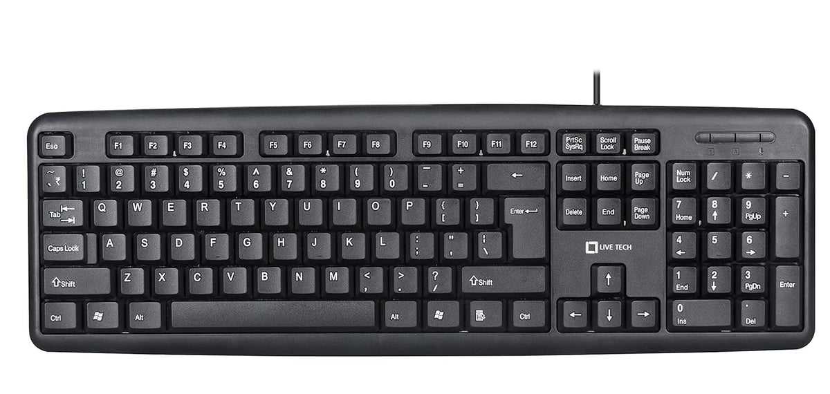 Live Tech KB 01 USB Wired Keyboard