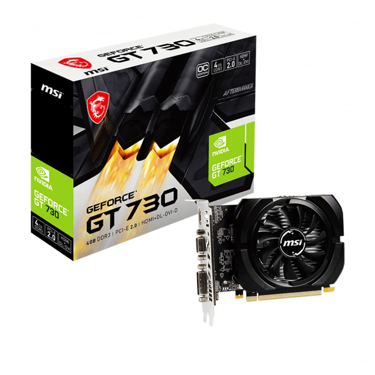 MSI GEFORCE GT730 4GB DDR3 (N730-4GD3V2) GRAPHICS CARD
