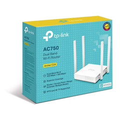 TPLINK ARCHERC24 AC750 DUAL BAND WIFI ROUTER