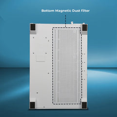 ZEBRONICS ARGO 10 PREMIUM GAMING CABINET-WHITE