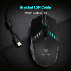 EvoFox Shadow Plus Wired Gaming Mouse
