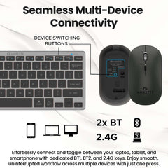 Amkette Wi-Key Mini Wireless Keyboard and Mouse