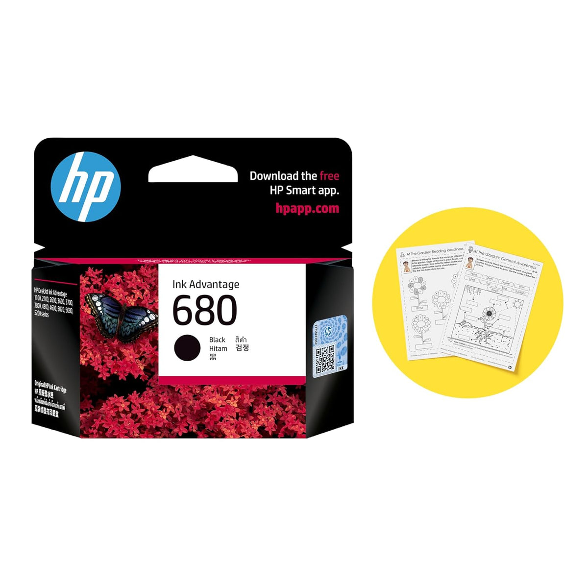 HP 680 BLACK CARTRIDGE