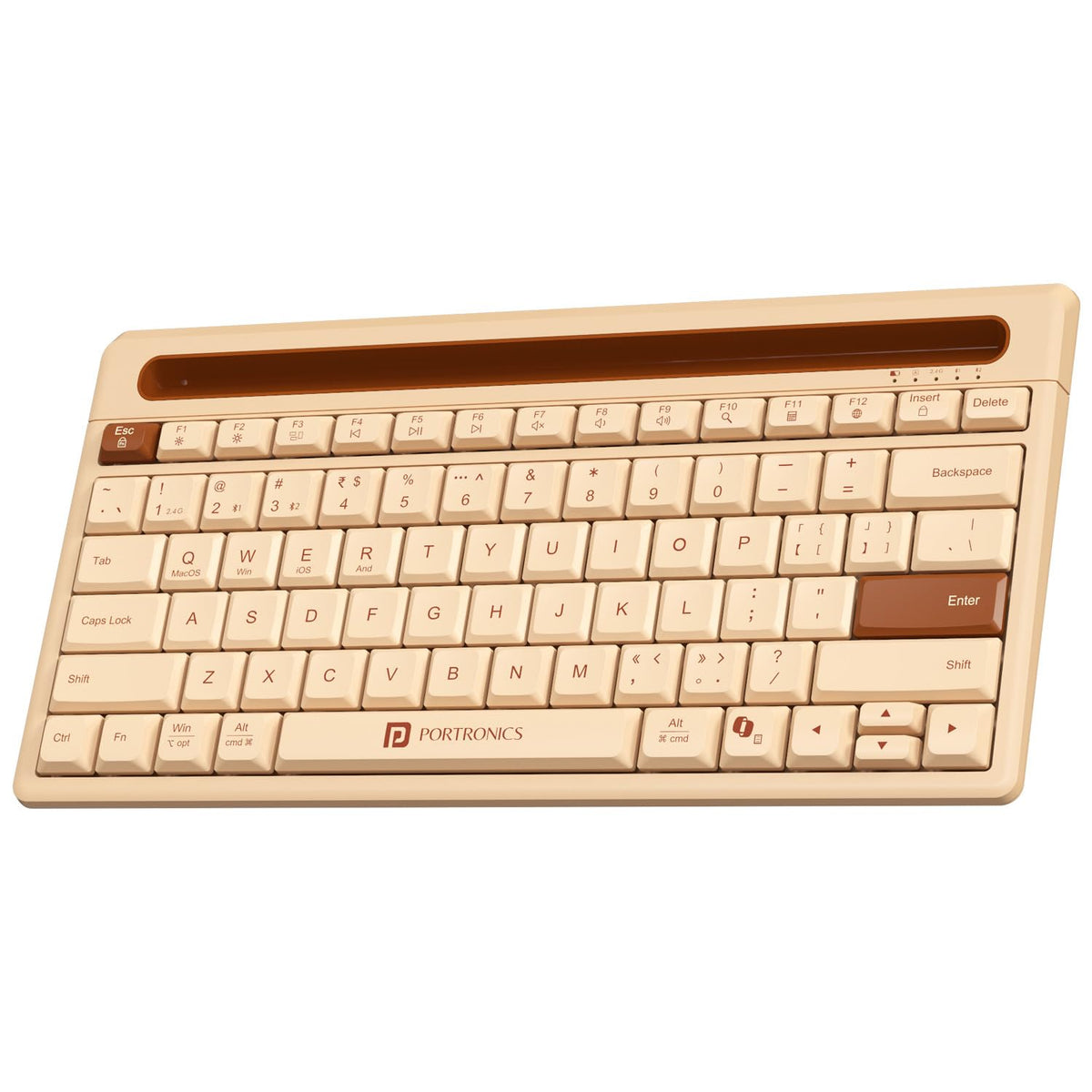 Portronics Bubble Dock 2.0 Wireless Keyboard