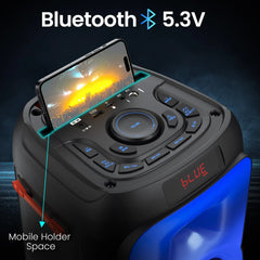 PORTRONICS IRON BEATS III 200W WIRELESS SPEAKER POR 2343