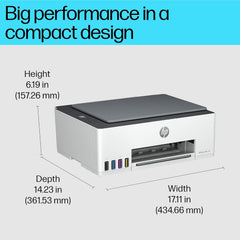 HP Smart Tank 580 AIO Wi-Fi Color Printer