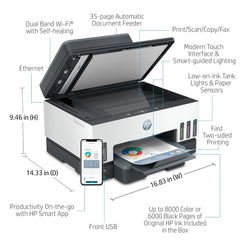 HP Smart Tank 790 Wi Fi AIO Printer Duplexer with ADF and Magic Touch Panel