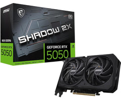 MSI GEFORCE RTX 5050 8GB GDDR6 SHADOW 2X GRAPHICS CARD