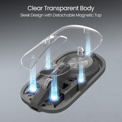 Portronics Toad 8 Transparent Wireless Bluetooth Mouse