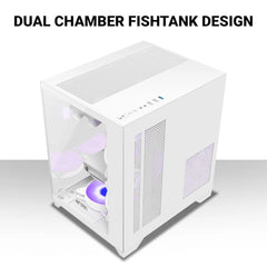 ANT ESPORTS CHASSIS CRYSTAL Z2 WHITE CABINET