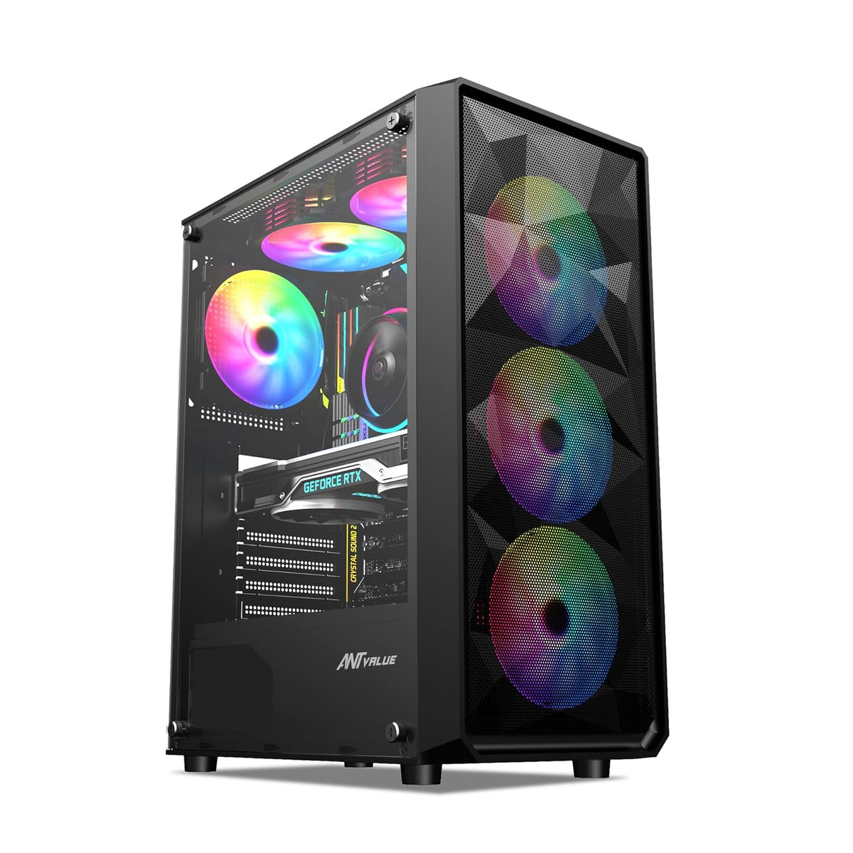 Ant Value Tempered_Glass VM41 Mid-Tower Case
