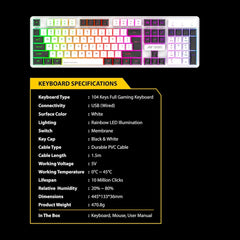ANT ESPORTS KM1610 LED GAMING KEYBOARD AND MOUSE