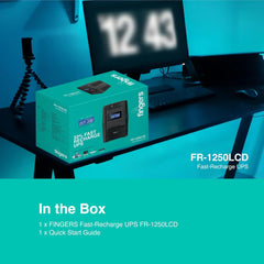 FINGERS FR-1250 LCD UPS