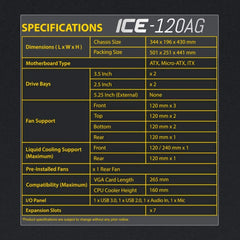 ANT ESPORTS ICE 120AG CABINET