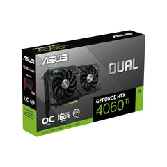 ASUS GEFORCE RTX 4060TI DUAL 16GB OC GDDR6 GRAPHICS CARD
