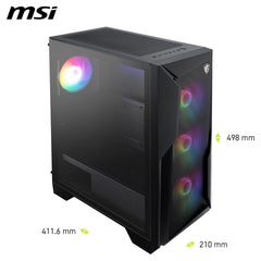 MSI MAG FORGE 130A AIRFLOW