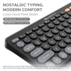 AMKETTE OPTIMUS BLUETOOTH 4-IN-1 KEYBOARD