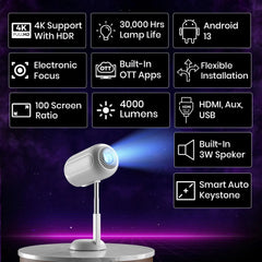 PORTRONICS BEEM 540 SMART LED PROJECTOR POR 2313