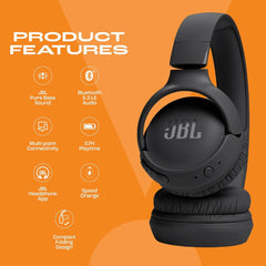 JBL Tune 520BT Wireless On Ear Headphone