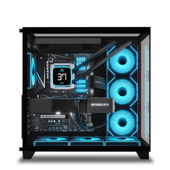 ANT ESPORTS CRYSTAL WOOD CABINET - BLACK