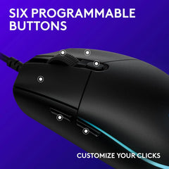 Logitech G203 LIGHTSYNC RGB 6 Button Gaming Mouse