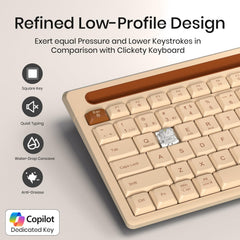 Portronics Bubble Dock 2.0 Wireless Keyboard