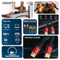 Honeywell HDMI with ethernet 5 meter Cable