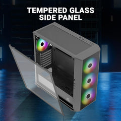 ANT ESPORTS 411 AIR CABINET - BLACK