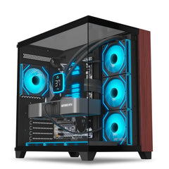 ANT ESPORTS CRYSTAL WOOD CABINET - BLACK