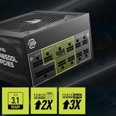 MSI PSU MAG A850GL PCIE5 SMPS (80PLUS GOLD)