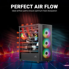 ANT ESPORTS 411 AIR CABINET - BLACK