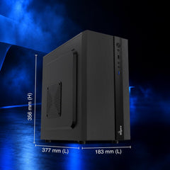 FINGERS Pentagon-C14 Micro-ATX PC Case