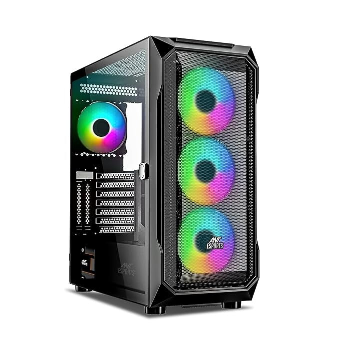 ANT ESPORTS ICE-410TG CABINET BLACK
