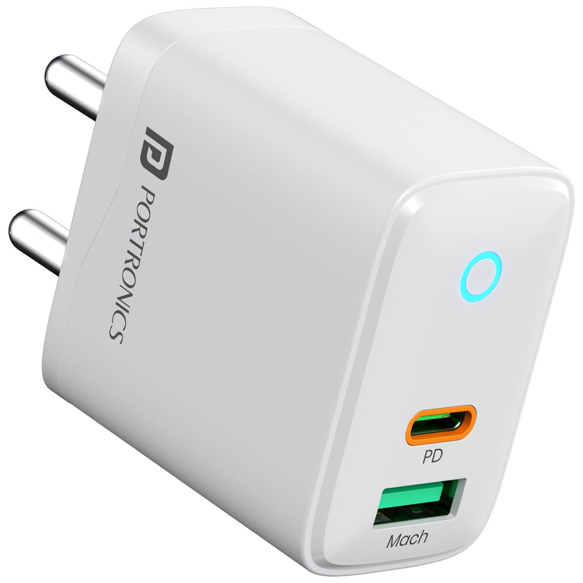 Portronics 35W Adapto 35B Dual Port Fast Charging Adaptor
