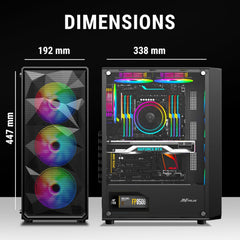 Ant Value Tempered_Glass VM41 Mid-Tower Case