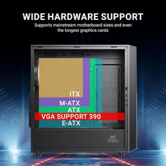 ANT ESPORTS 411 AIR CABINET - BLACK